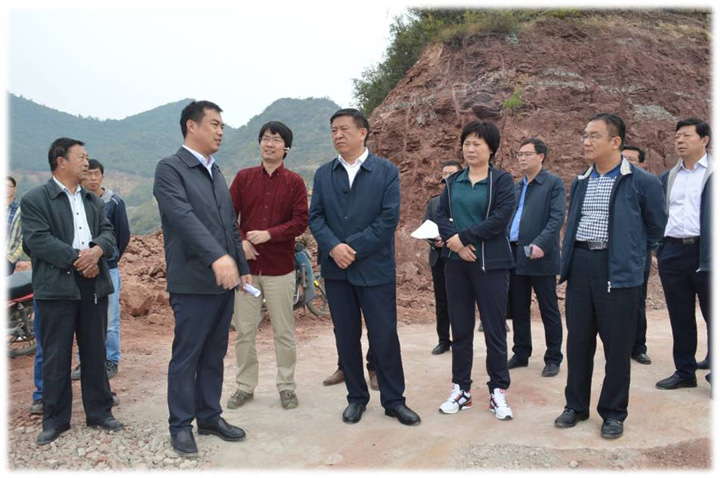 鞏義市委書記袁三軍及市長孫淑芳現場調研鞏義興元40MW光伏項目工作.jpg